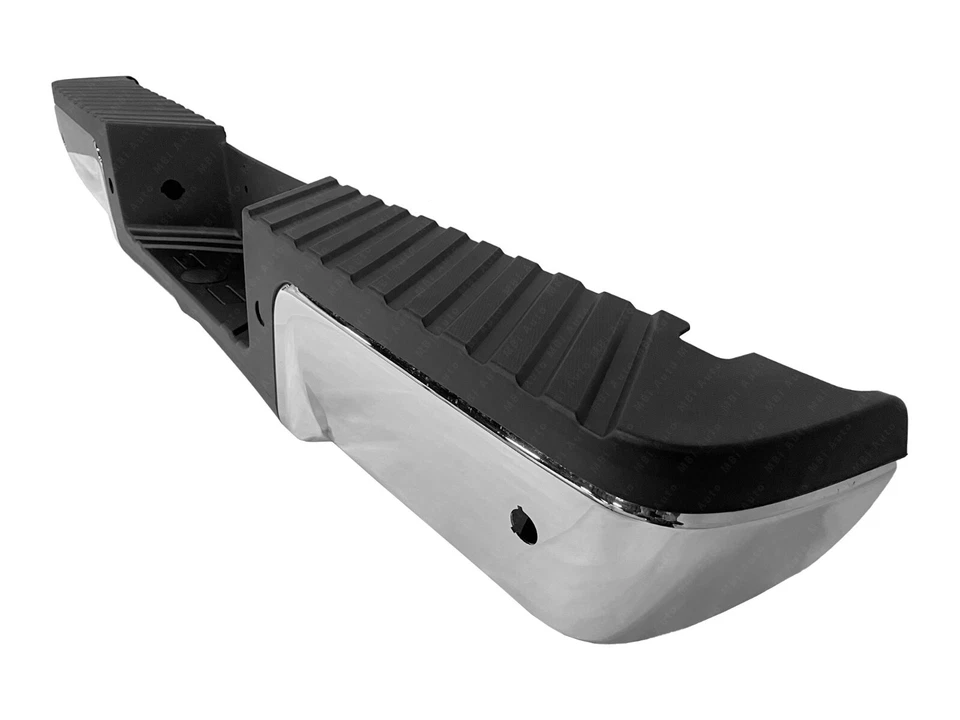 NEW Chrome Rear Bumper Assembly for 2008-2012 Ford F250 F350 Super Duty w/ Park Foto 3 de 4