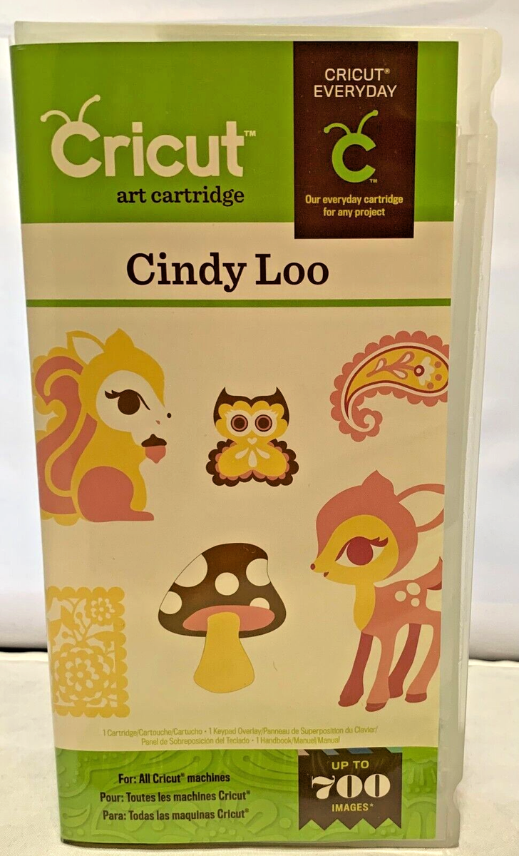 中古・cricut本体 カートリッジ8個おまけ付き CRICUT CARTRIDGE CINDY LOO 2000333 | eBay