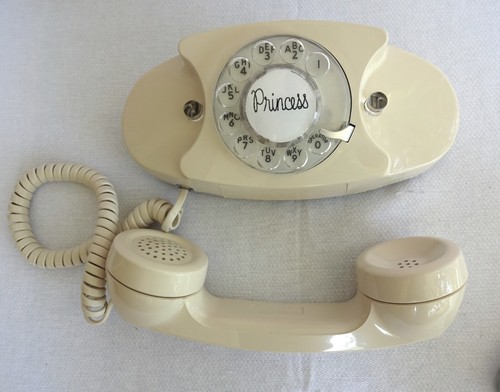 Antique telephone Western Electric rotary dial  Princess phone ivory new - Afbeelding 3 van 10