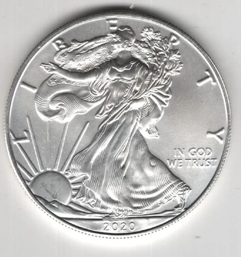 2020 WALKING LIBERTY AMERICAN EAGLE .999 FINE SILVER DOLLAR COIN 1oz. $1 USA