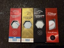 Callaway Chrome Soft X 9 & Titleist Trufeel X 3 Piłki golfowe