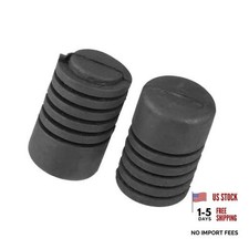 2 Pcs Car Hood Rubber Bumper Hood Bumper Stops Cushion Stoppers Black Rubber