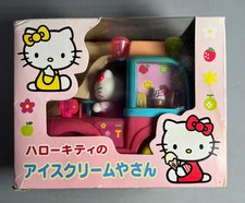 Sanrio Hello Kitty Ice Cream Shop 1999 Vintage Collectible Rare Retro Unused