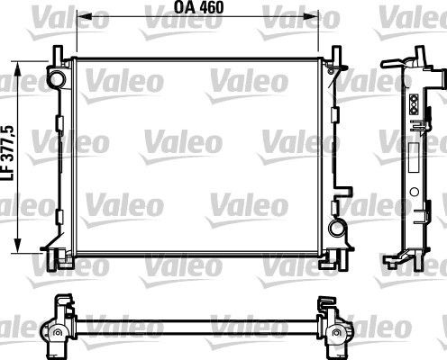 Valeo 732731 KüHler, MotorküHlung FüR Ford-image
