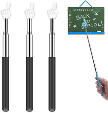 Extendable Finger Pointer Stick, School Collapsible Telescoping Long Hand Pointi