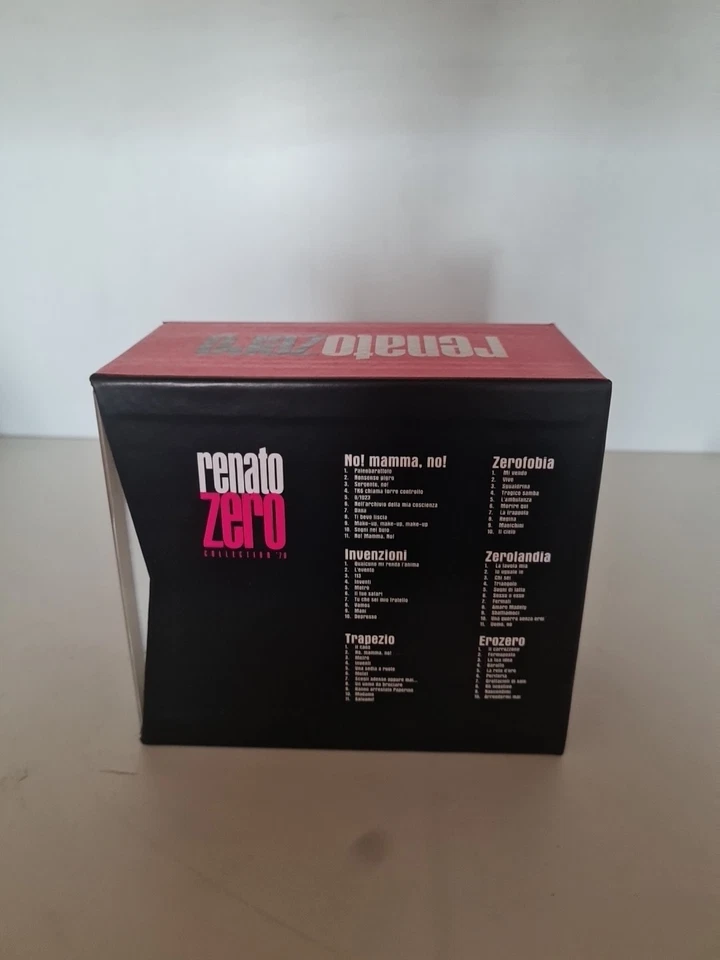 🌟 RENATO ZERO – COLLECTION ’70 🌟📀 Cofanetto 6 CD + Libretto Testi - Immagine 3 di 3