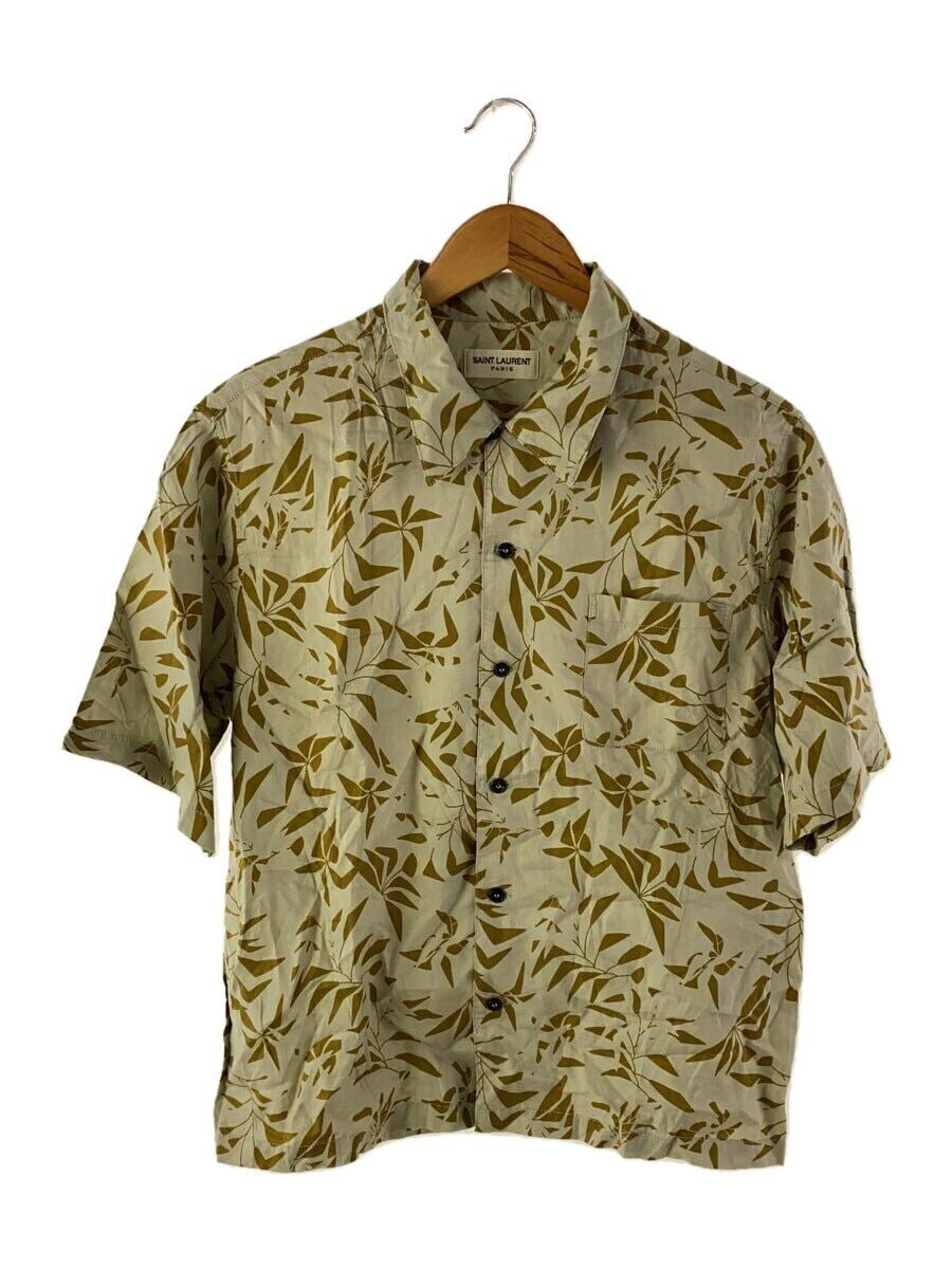 SAINT LAURENT camicie manica corta collo aperto kaki M usate