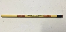Vintage Mayo Bros Conoco Gas Advertising Pencil Chickasha OKLA Conoco Bronze