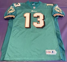 Authentic Dan Marino Starter Pro Line NFL #13 Miami Dolphins Football Jersey 52