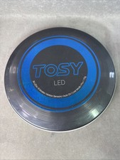 TOSY 36 LED Frisbee Pro 10.5  Light Up Flying Disc 8 Modes USB - Tested  Works 
