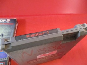 RoboCop Trilogy 1 2 3 (Nintendo NES) Casi Completo con Caja Manual Juego &iexcl;FUNCIONA!