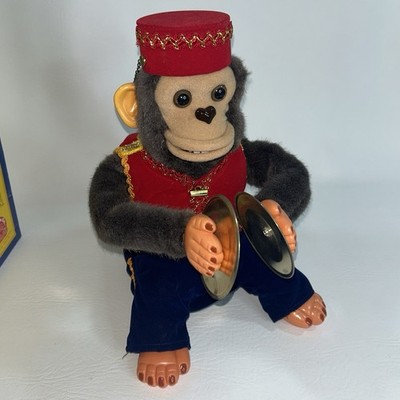 Vintage 1999 Mister Monkey Music Cymbal Clapping Charm Co w/ Box