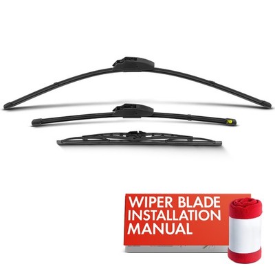 3Pcs 26'' & 18'' & 14''Windshield Wiper Blades for Mitsubishi Lancer 2010-2015