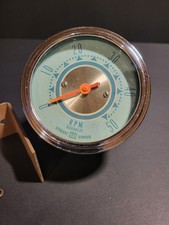 Stewart Warner Twin Blue Orange Pointer Marine Tachometer 5000 Rpm 3 12 Inch