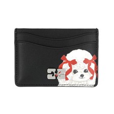 Ganni Animal Logo Bow Card Holder 151765594