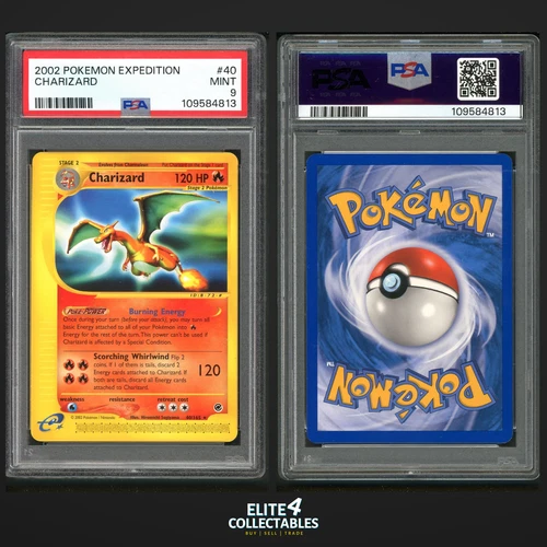 Charizard 40/165 - PSA 9 (Expedition)