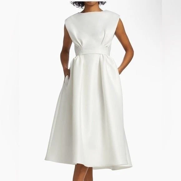 ebay white formal dresses Tea-Length Wedding for sale elegant formal white evening dresses