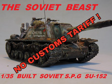 "THE SOVIET BEAST" SU-152 with 6 Figures- Built 1/35