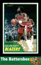 1981 Topps West #85 Calvin Natt   NM/NM+ X3739437