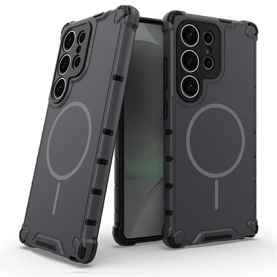 Magnetic Armor Case für Samsung S26 S25 S24 Ultra Anti-Rutsch MagSafe Hülle