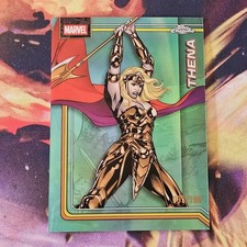 2026 Topps Chrome Marvel Thena /199 Aqua Refractor #176