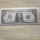 Trinary Fancy Serial Number One Dollar Bill  J 84748774 C  2021 — photo 5