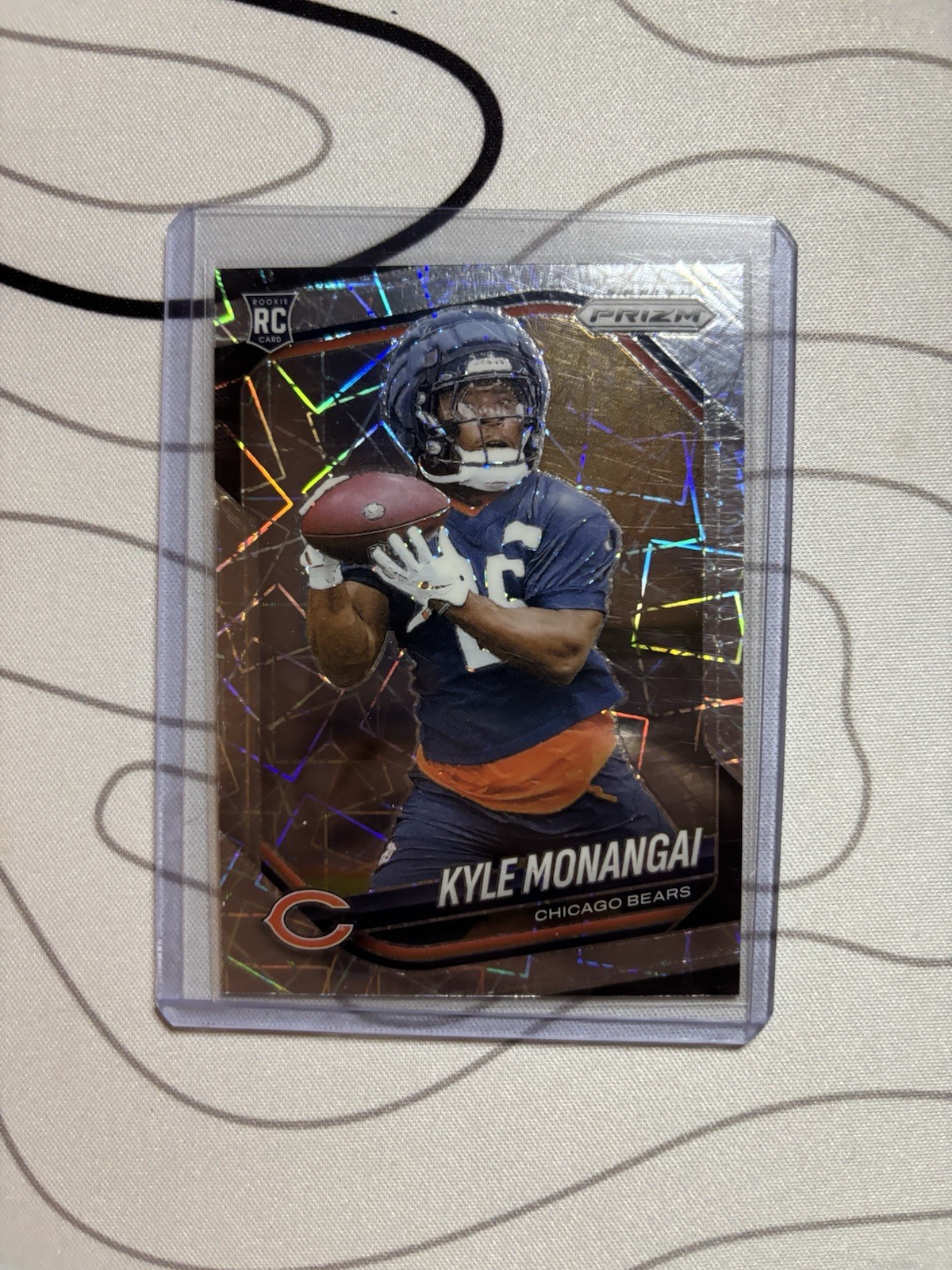 Kyle Monangai 2025 Panini Prizm #348 Lazer RC