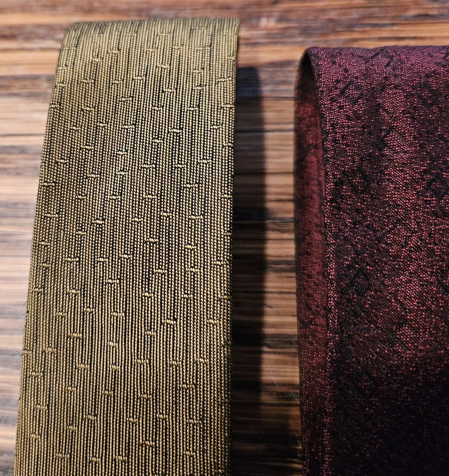 3 corbatas vintage delgadas de 2" Foto 3 de 4