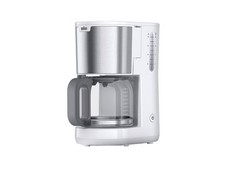 Braun PurShine KF1500WH Filterkaffeemaschine 1,25 l 1000 W in Weiß mit Glaskanne