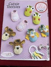Ellie Mae Designs Sewing Pattern K170 Cutsie Tootsies New