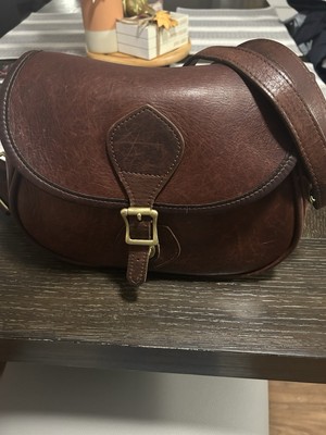 JW Hulme Heritage Leather Crossbody Bag – Saddle Style