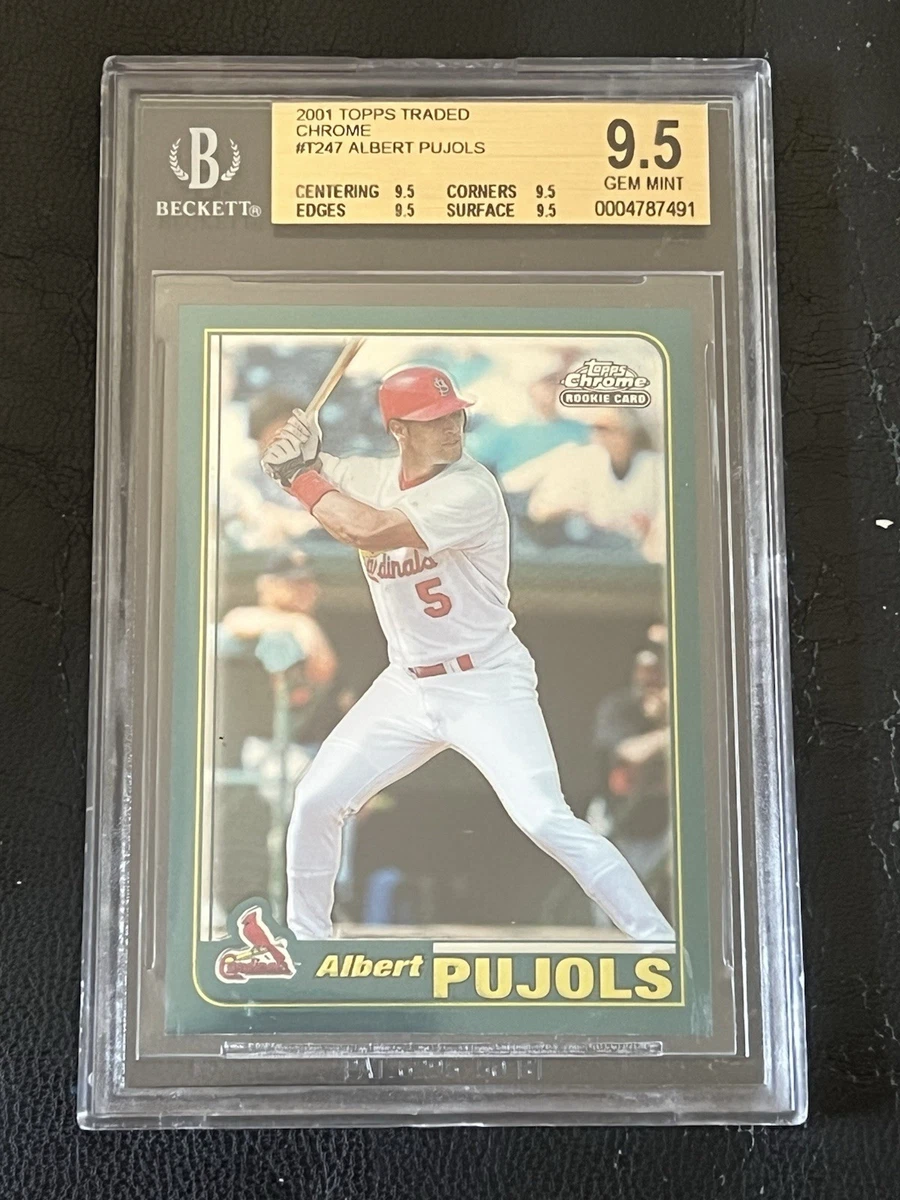 Topps Albert Pujols Grade 9.5 Baseball Sports Trading Cards