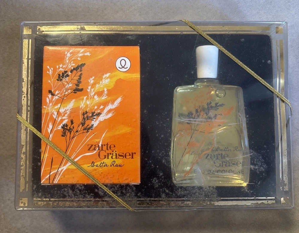 Vintage Zarte Gräser Mäurer & Wirtz Eau de Cologne Geschenkset OVP 70er 80er