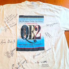 QE2 17th Annual Floating Jazz Festival Tribute to Clark Terry TShirt Autographed