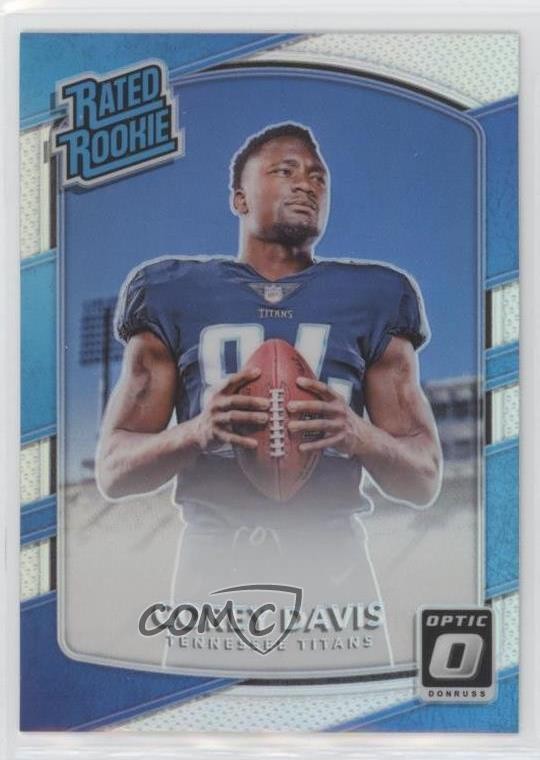 2017 Donruss Optic Rated Rookie Holo Prizm Corey Davis #166 4h5