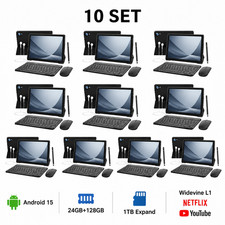 10 Sets 2026 Tablet Android 15 10.1" IPS HD 24GB 128GB ROM Wifi5G Octa-Core New