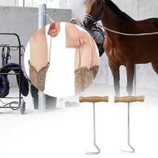 2Pcs Horse Boot Pulls Easy Grip with Wooden Handle Men Women Long Boot
