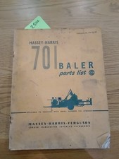 Massey Harris 701 Baler Parts List
