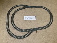 Lego Plastic Rail Train Track 30 Pieces + 2 LH Points Oval Outer Loop Layout VGC