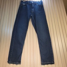 Calvin Klein Classic Taper Jeans Mens 30x32 Indigo Blue Denim Pants