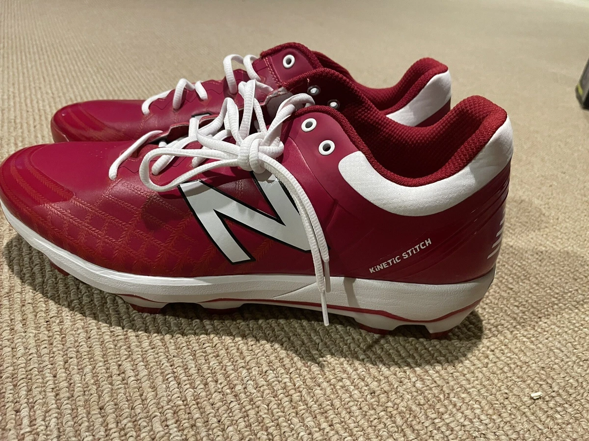 2018 New Balance Red Rubber Baseball Cleats SIZE 15 MEN | eBay