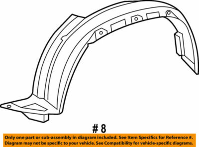 哀蘭 53805-60110 Toyota Shield sub-assy, front fender splash, rh