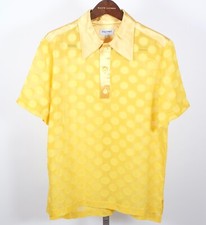 New Palomo Spain sz Small T shirt yellow polka dot