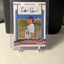 2023 USA Stars & Stripes STUNNER GONZALES  BLUE AUTOGRAPH