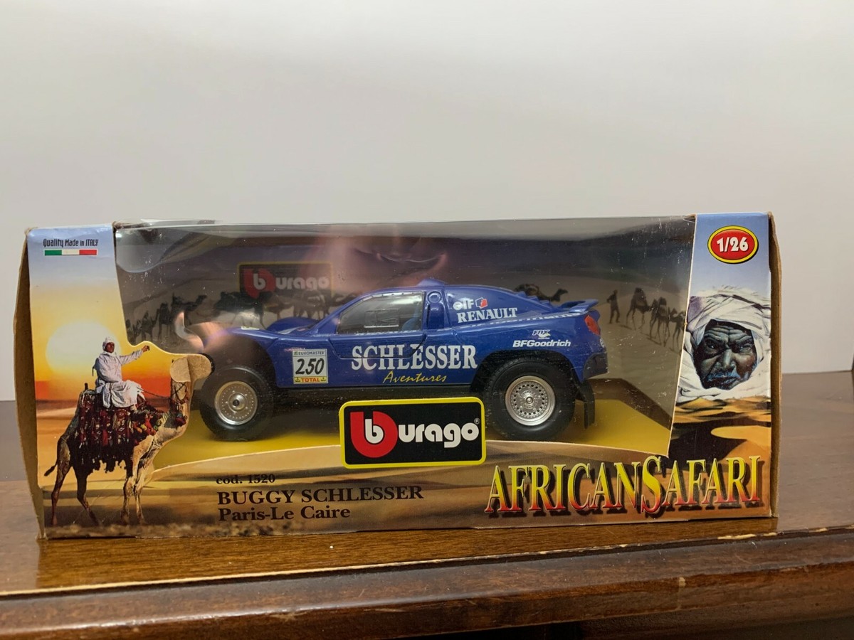 ブラーゴ BUGGY SCHLESSER Paris-Le Caire Burago Buggy Schlesser Paris-Le-Caire African Safari 1/26