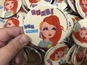 Cyndi Lauper Retro 80 S 3 Badge Button Pinback Pin The Goonies R Good Enough Ebay