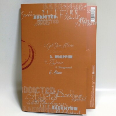 EXO BAEKHYUN Japan Solo CD Album Addicted Ver. First Limited No