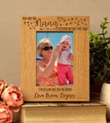 Personalised You Are The Nana Photo Frame Portrait Oak Wood Finish FW517