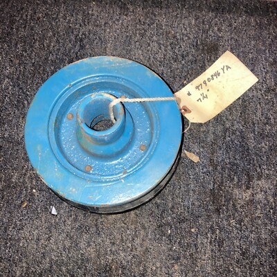 1969 Pontiac  two groove crank pulley Hamonic Balancer  9790846 YA  7-1/4 ''  Dia