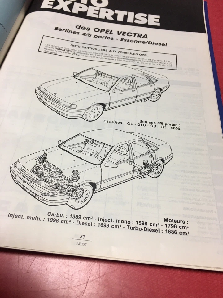 Revisión Técnica Auto Experiencia Opel Vectra 4 / 5 Puertas, Gasolina / Diésel - Imagen 2 de 4